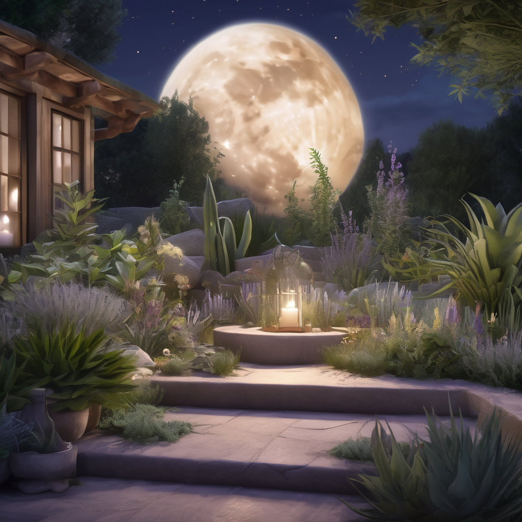 ¿Qué plantas potencian los rituales de luna llena?