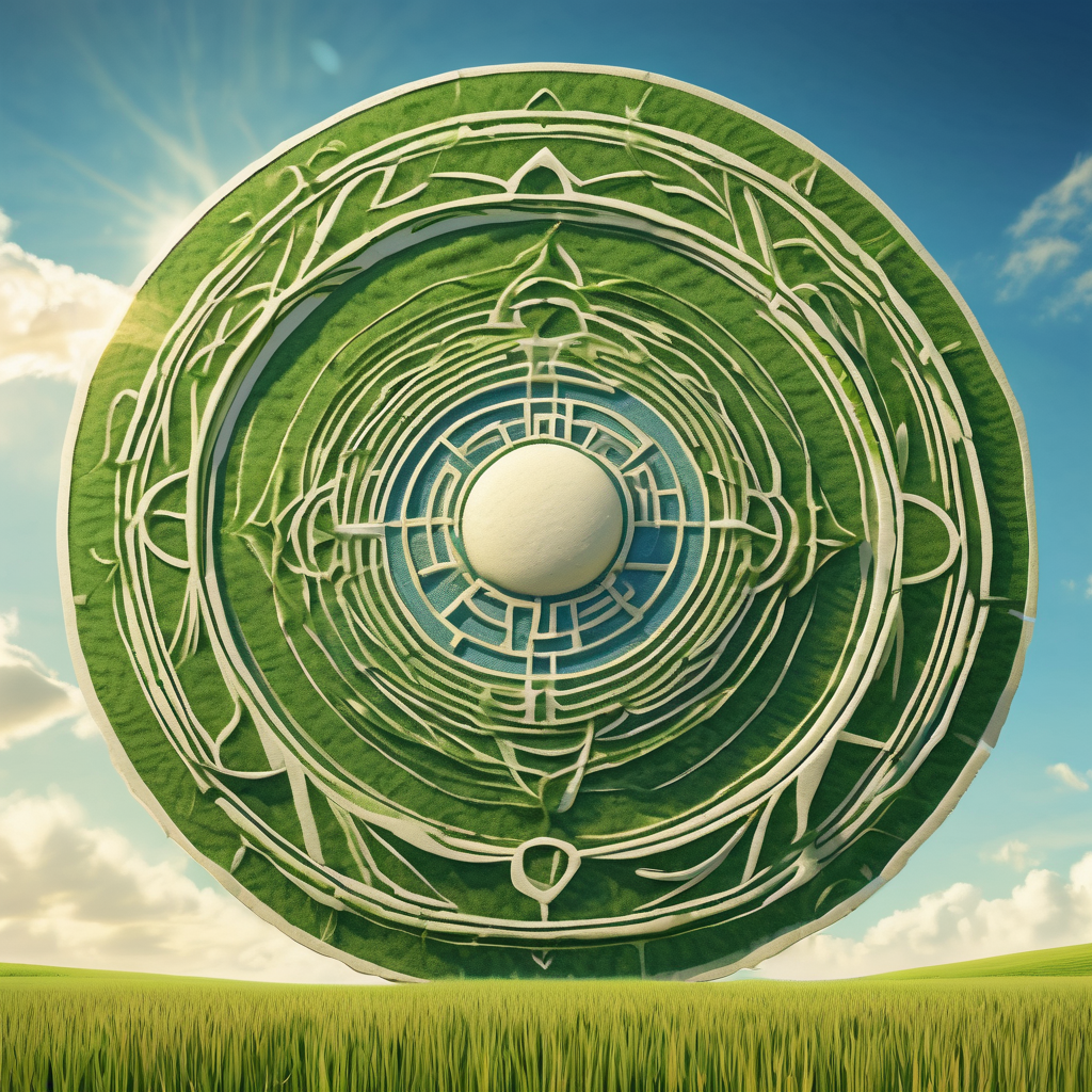 ¿Qué revelan los patrones geométricos en los cultivos?